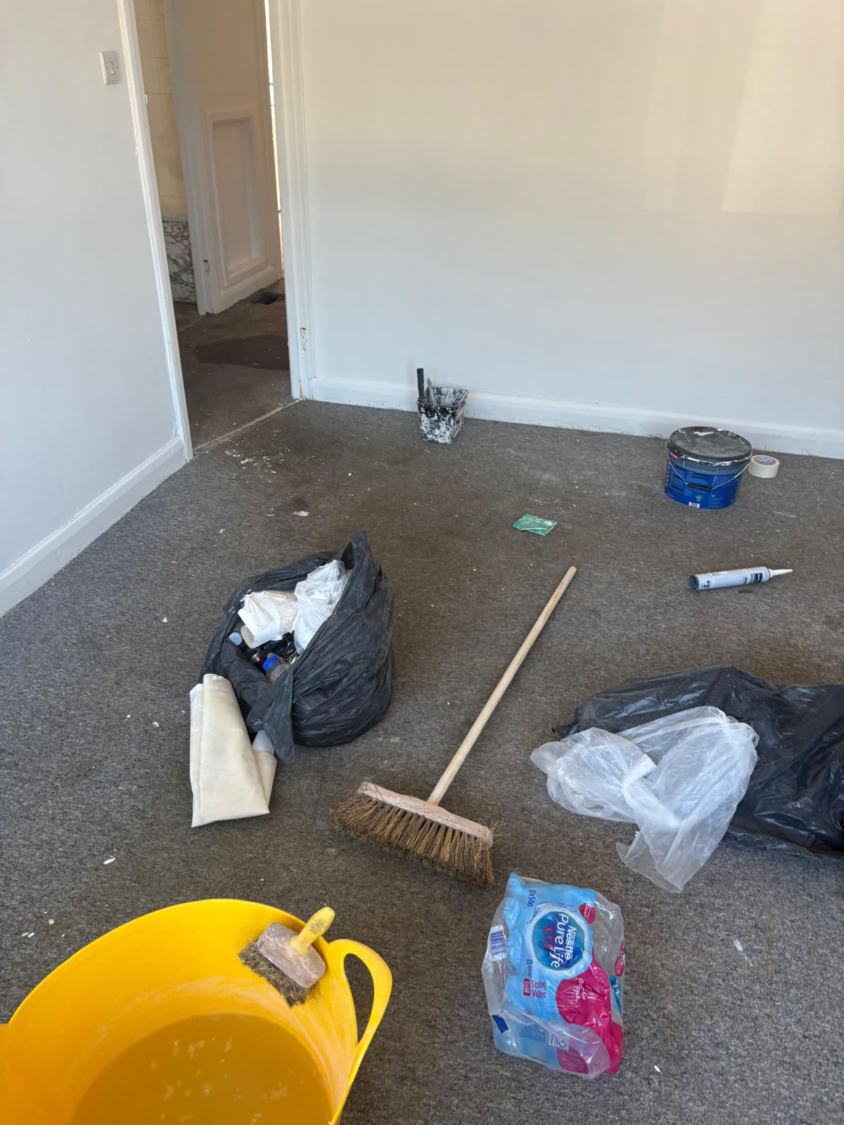 Before cleaning