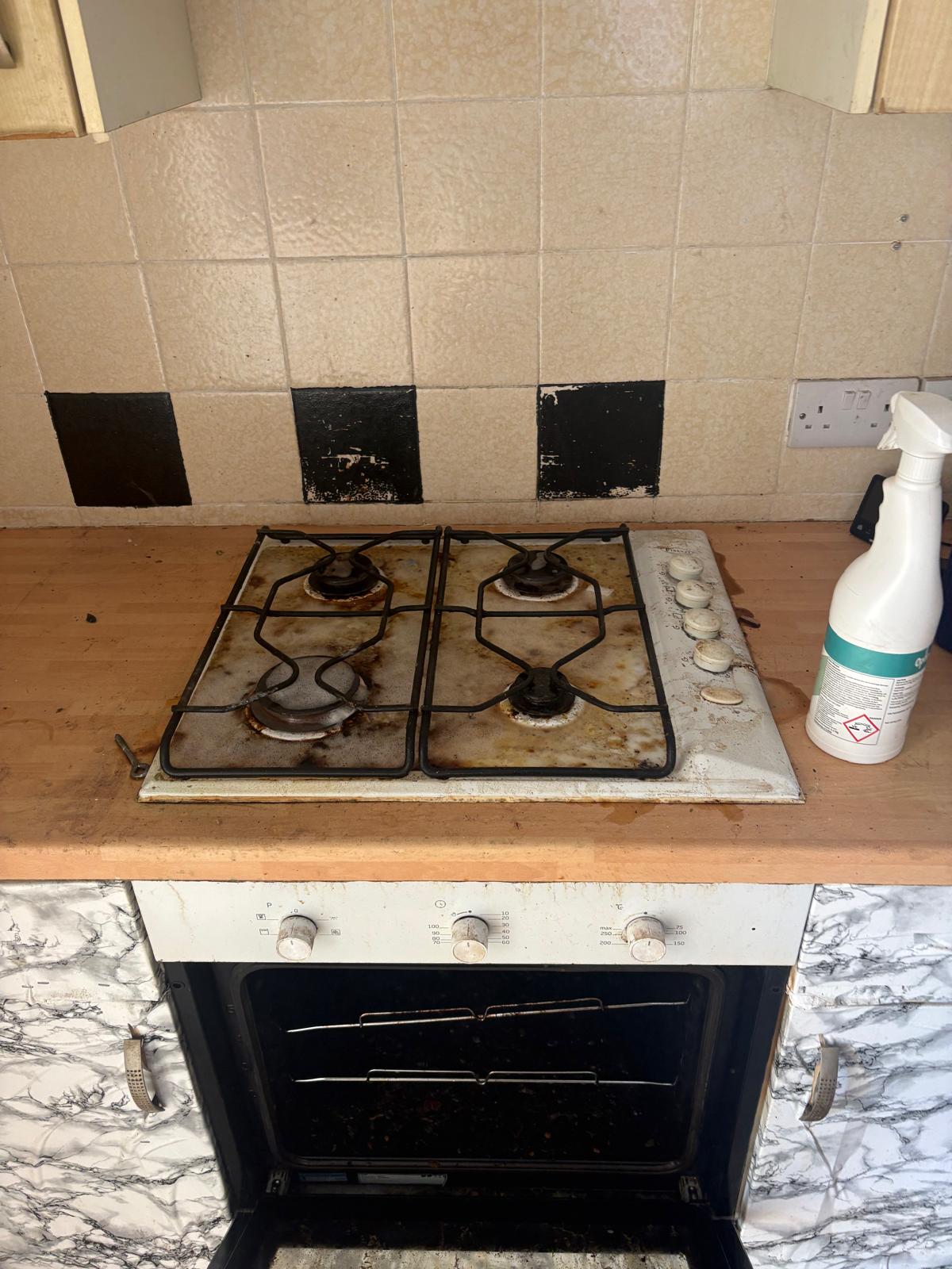Before cleaning